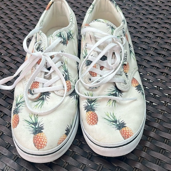 Vans Shoes - Womens VANS Era Pineapple Ivory Skateboarding Low Top Sneakers Shoes Size 8.5